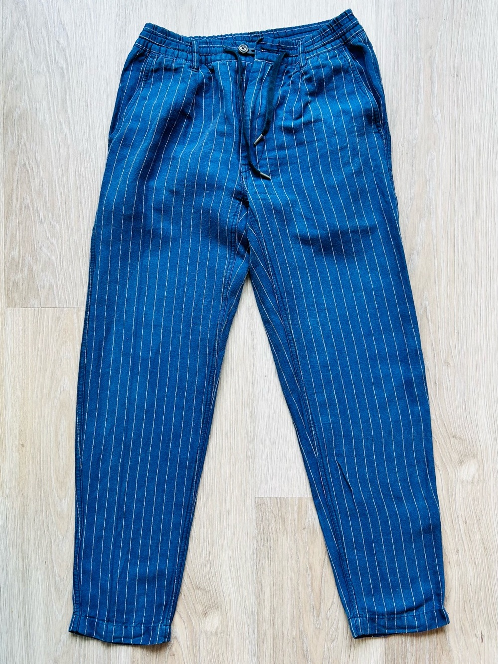 Polo Ralph Lauren Slim Fit Linen Blend Pin Striped Pant